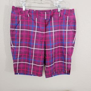 Callaway Opti-Dri Plaid Golf Shorts